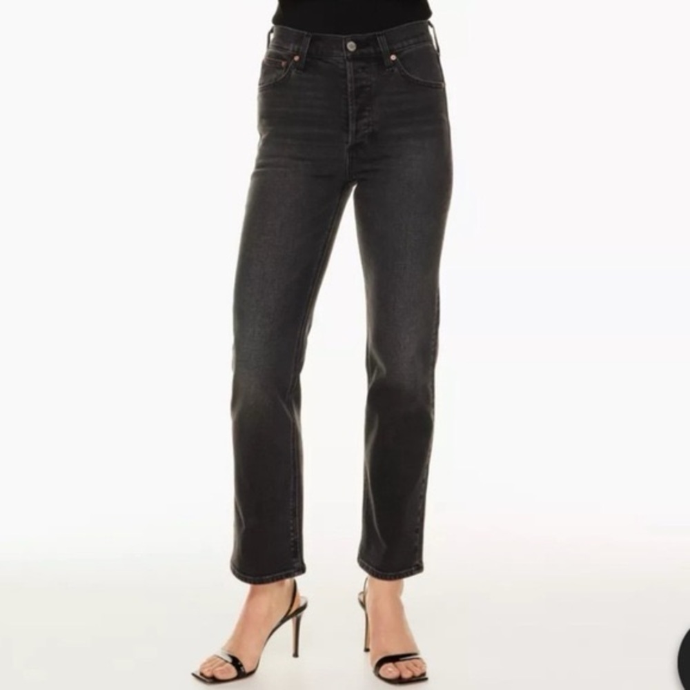 DENIM FORUM | Aritzia | The Arlo High Rise Straight Jean, Size 28 | 23 L